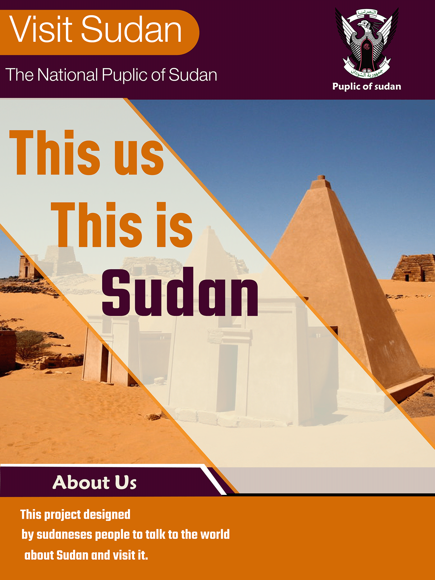 Poster for sudan project visit sudan