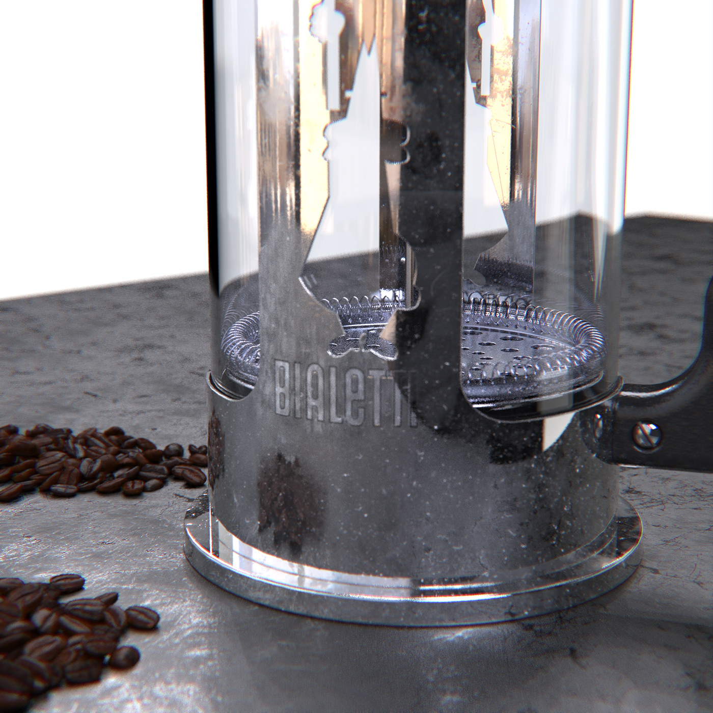 keyshot photoshop Render Coffee branding  model product industrial design 3D