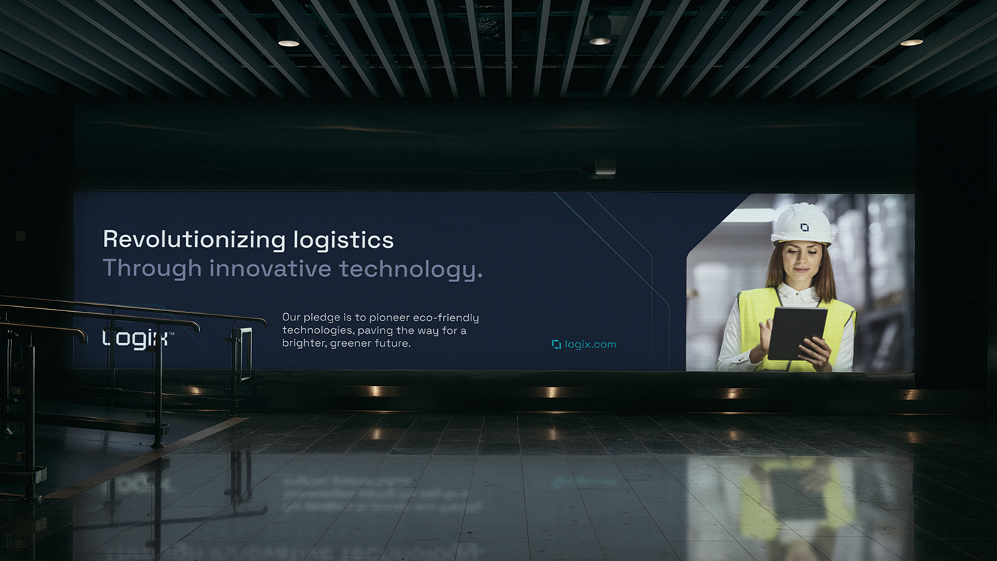 Billboard for Logix - US based logistics and technology company