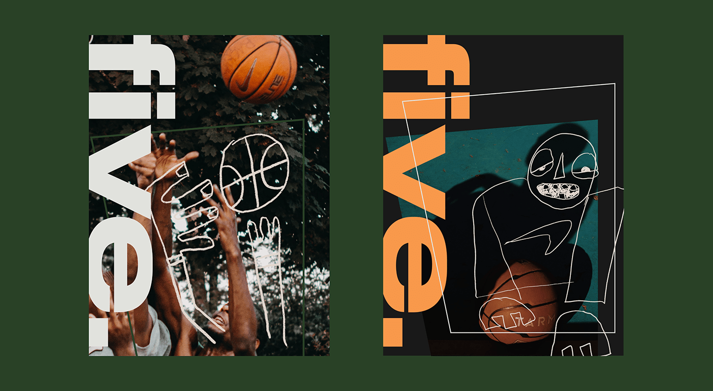 basketball branding  identity streetwear