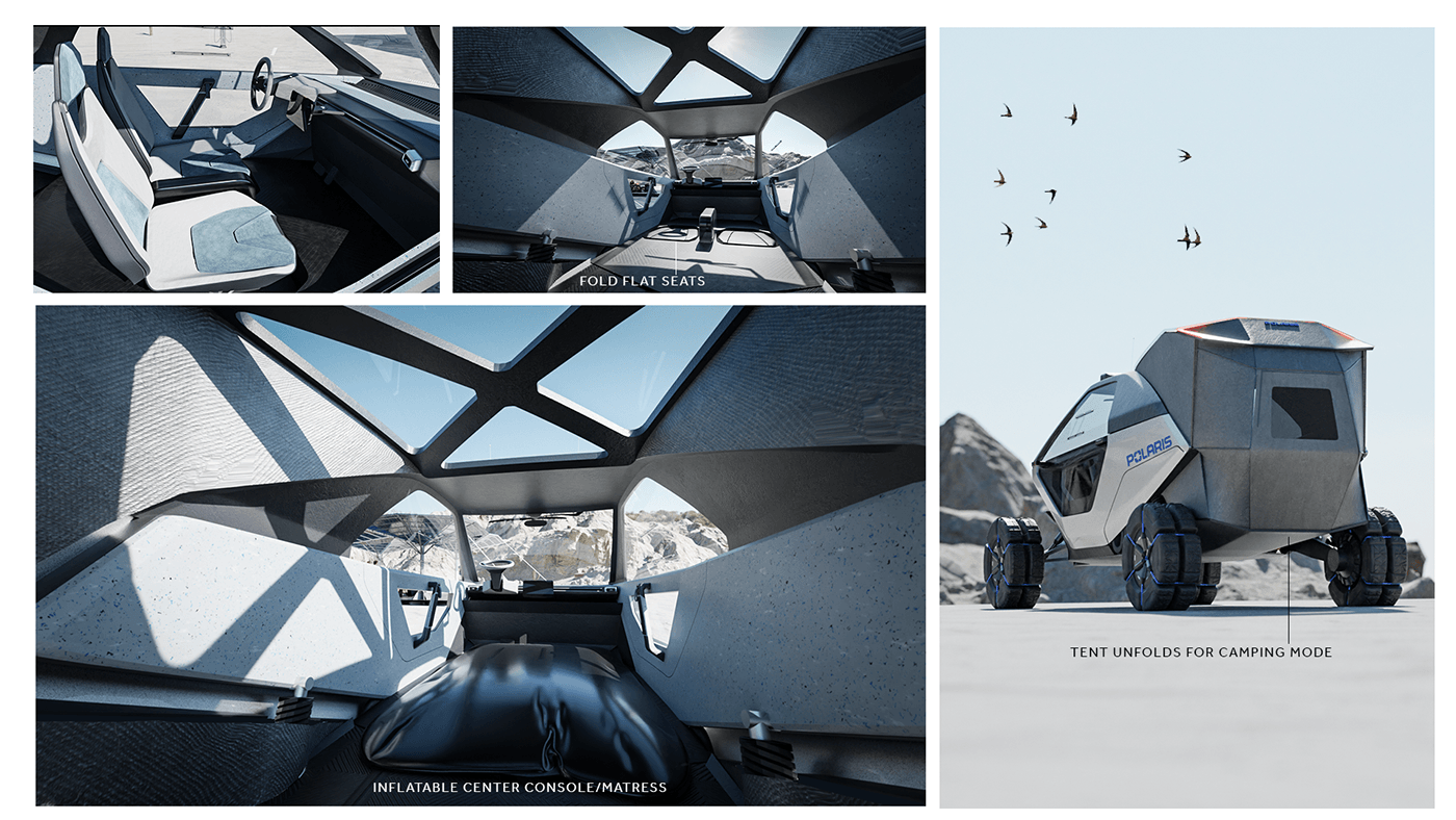 camping car Offroad overlanding polaris cardesign automotive   transportation 3D blender