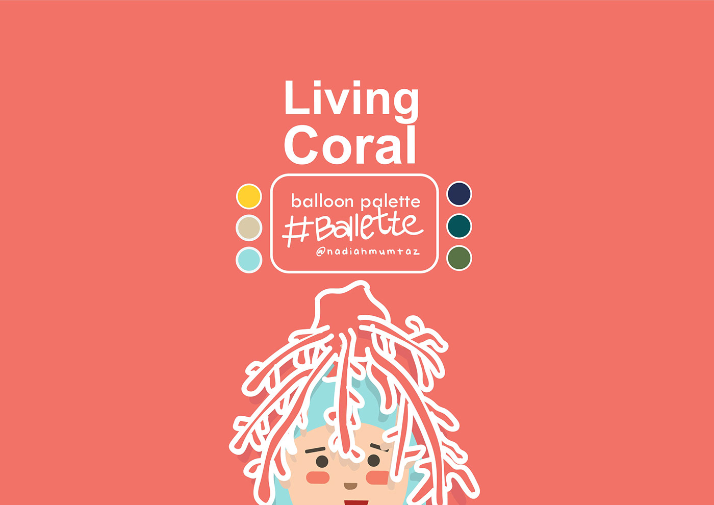 color colour living coral pantone swatch ILLUSTRATION  palette color palette graphic design  design Color Trend coral peach