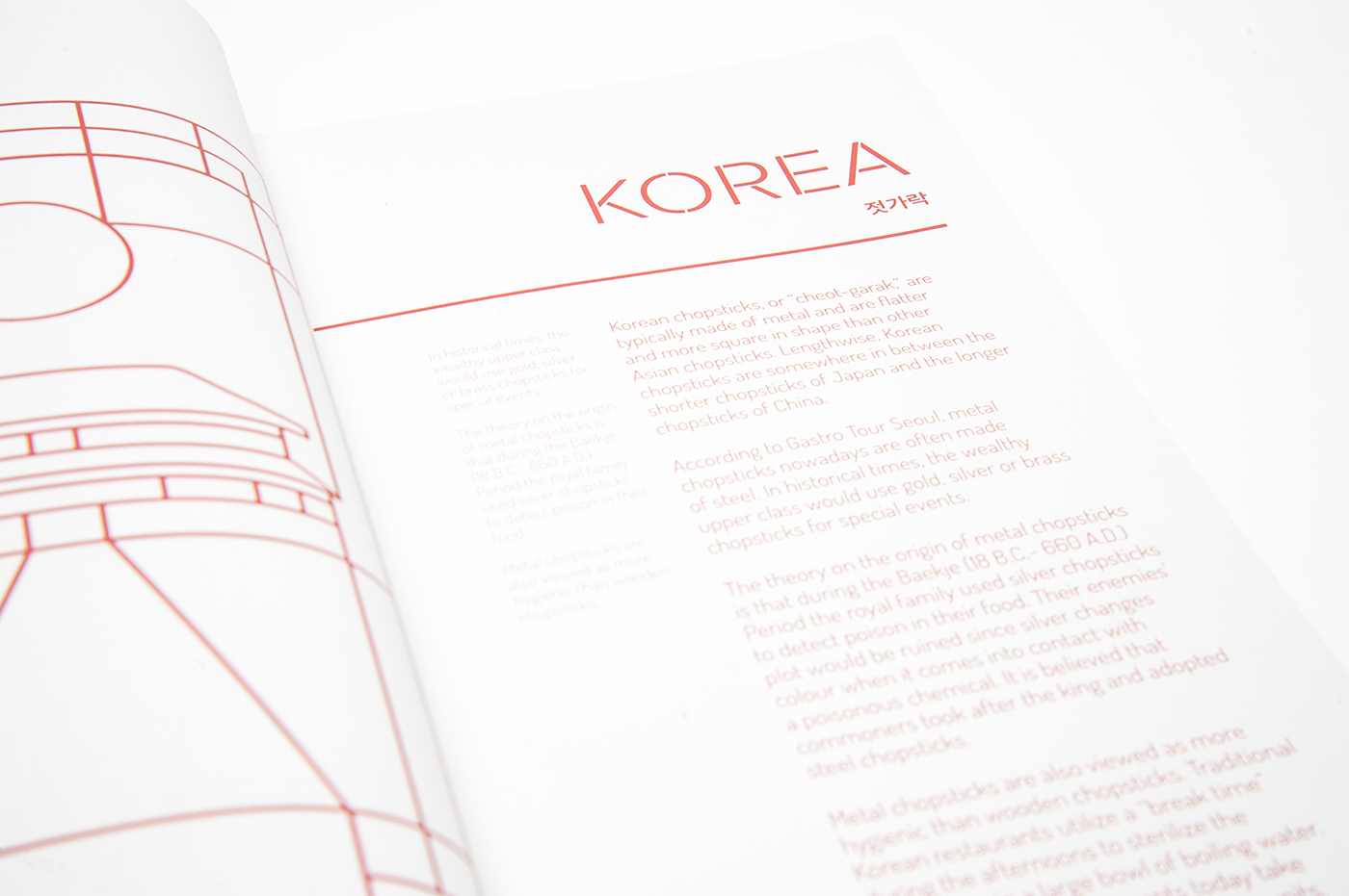 graphic design editorial chopsticks book binding