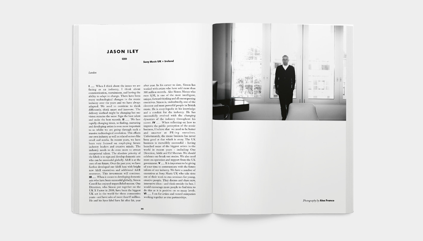 book Layout portraits interview story industry