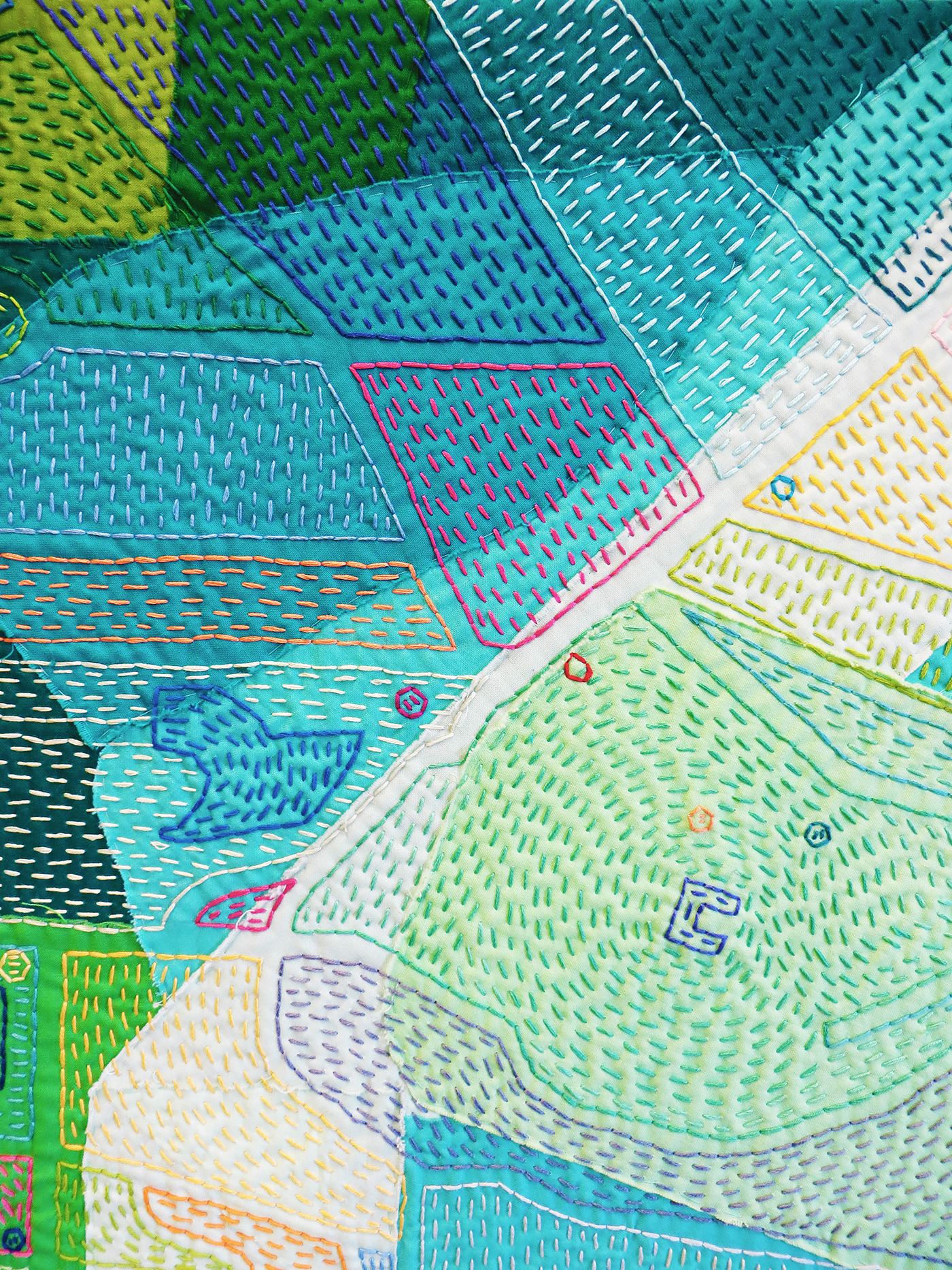 edinburgh scotland map Travel textile pattern color line
