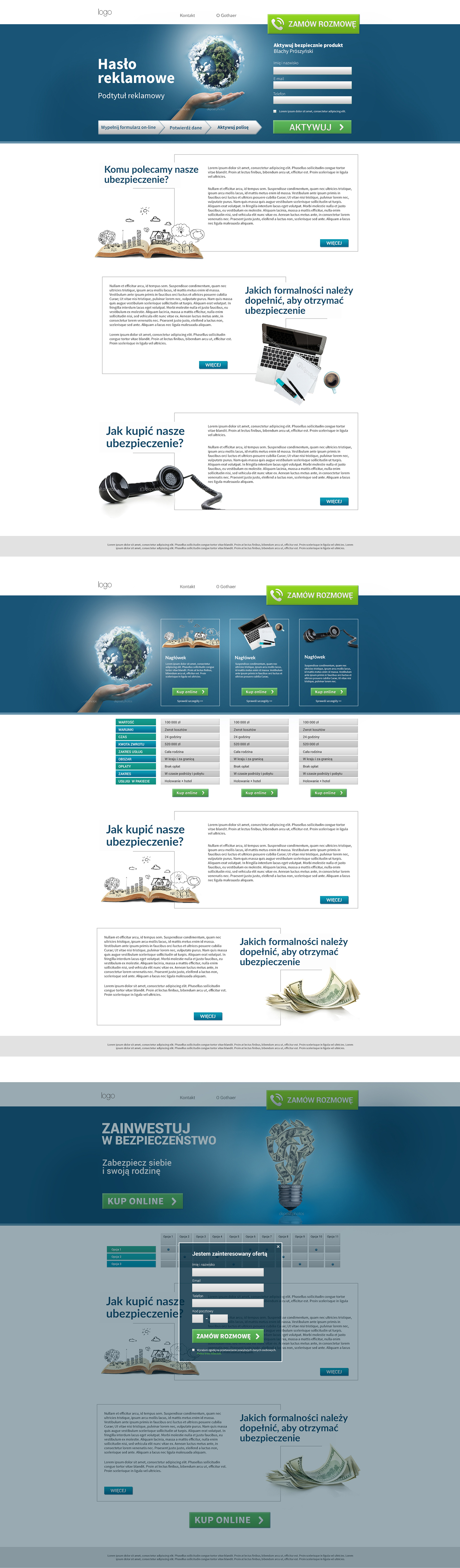 landing page internet marketing baby products Ecology