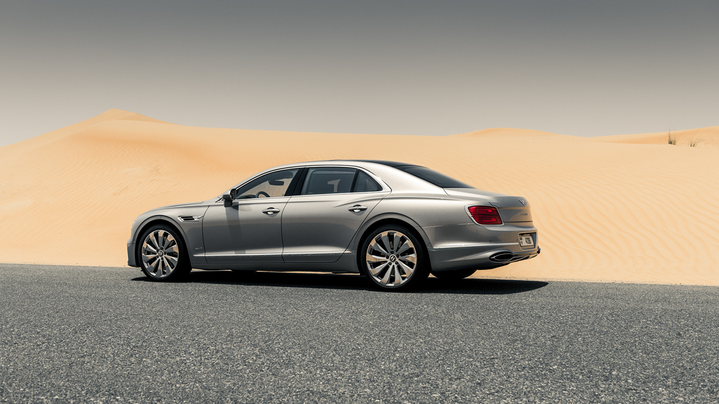 automotive   bentley branding  campaign commercial Flying Spur lightroom Photography  retouching  social media
