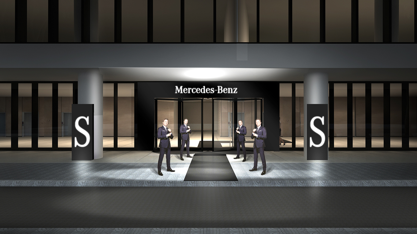 Events Exhibition  Stage sclass mercedes Launching