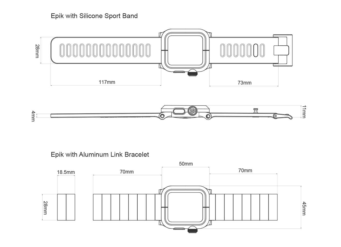 Epik watch kit apple apple watch LunaTik mnml minimal chicago Scott Wilson protection case