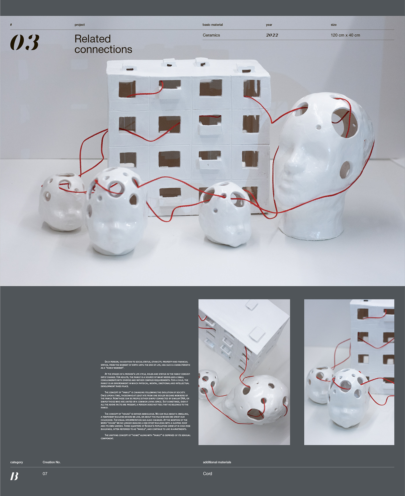 art ceramica ceramics  concept art Exhibition  hand crafted installation interior object made sculpture