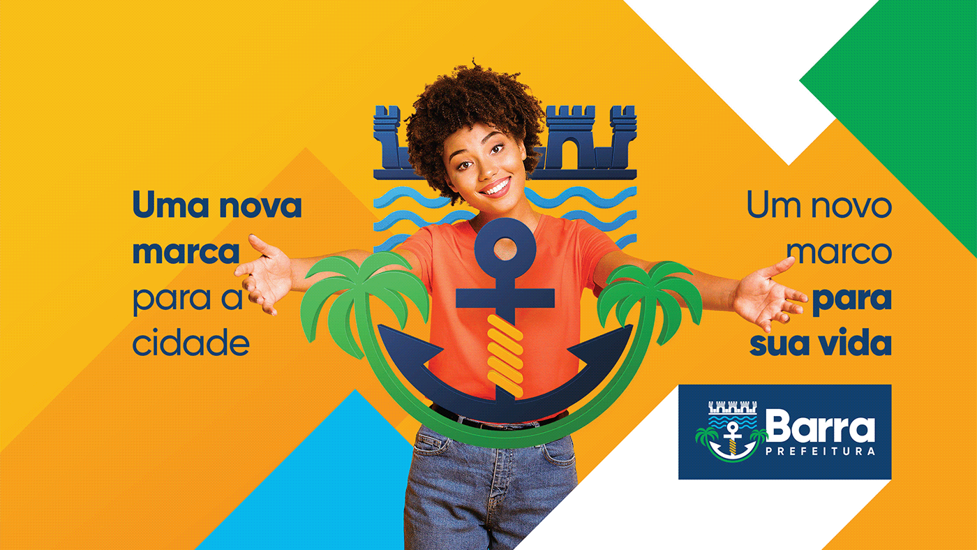 aracaju barra dos coqueiros branding  Brasil Governo marca Politica Prefeitura redesign sergipe