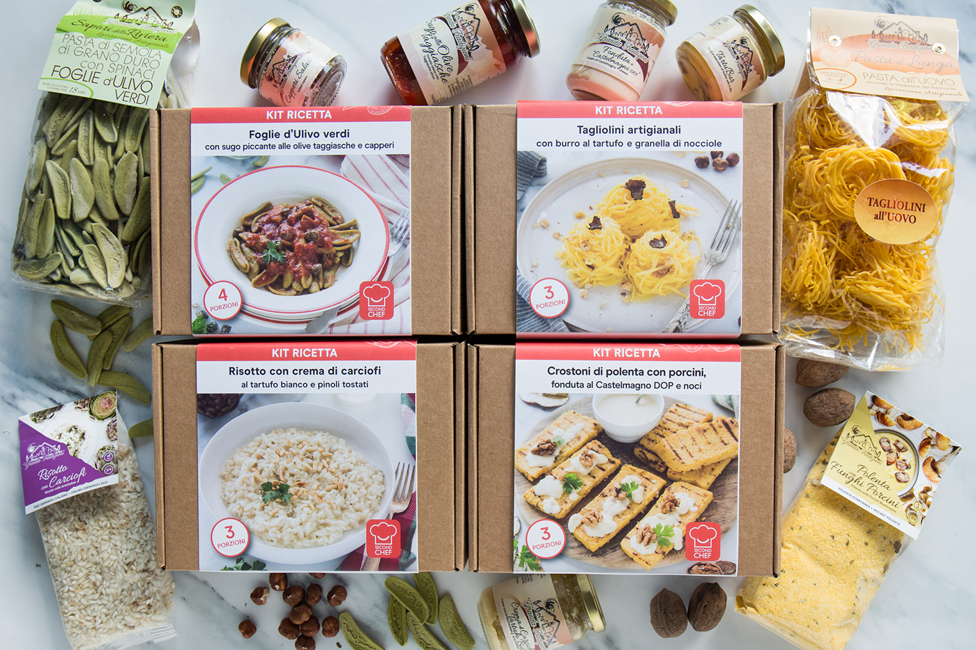 Food  kitricetta package Packaging packaging design secondchef