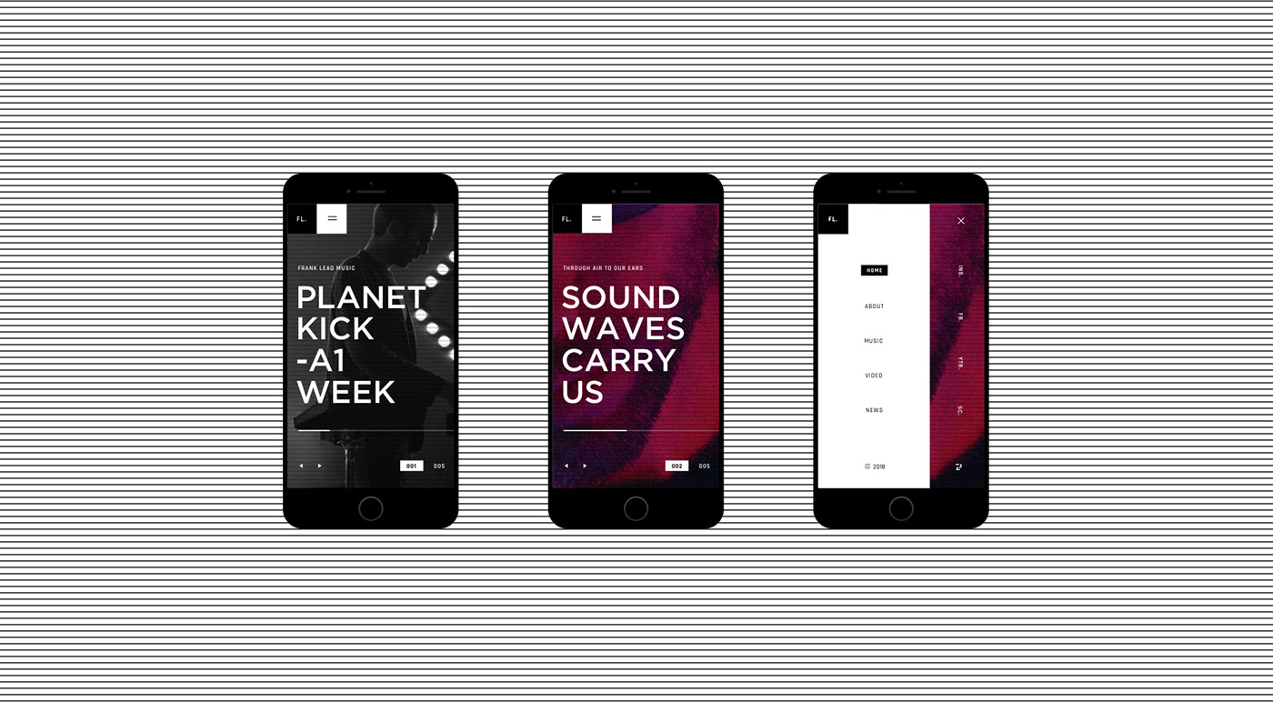 music sound black Website animation  mobile pattern motion abstract musician