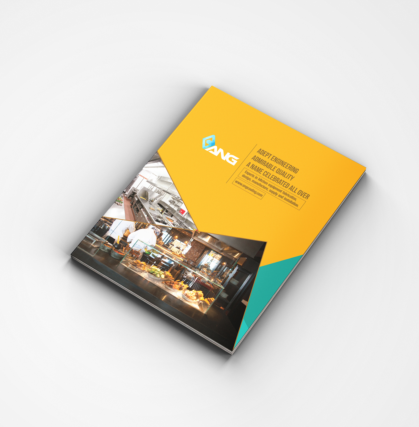 Project: Brochure Design Client: ANG Cooling Machines AnG Cooling Machines is a Cochin based manufacturing company for ice cream plant machinery and cooking equipments. Mr. Anil and Mr. K. R. George two enthusiastic youths made their long cherished dream realized by establishing