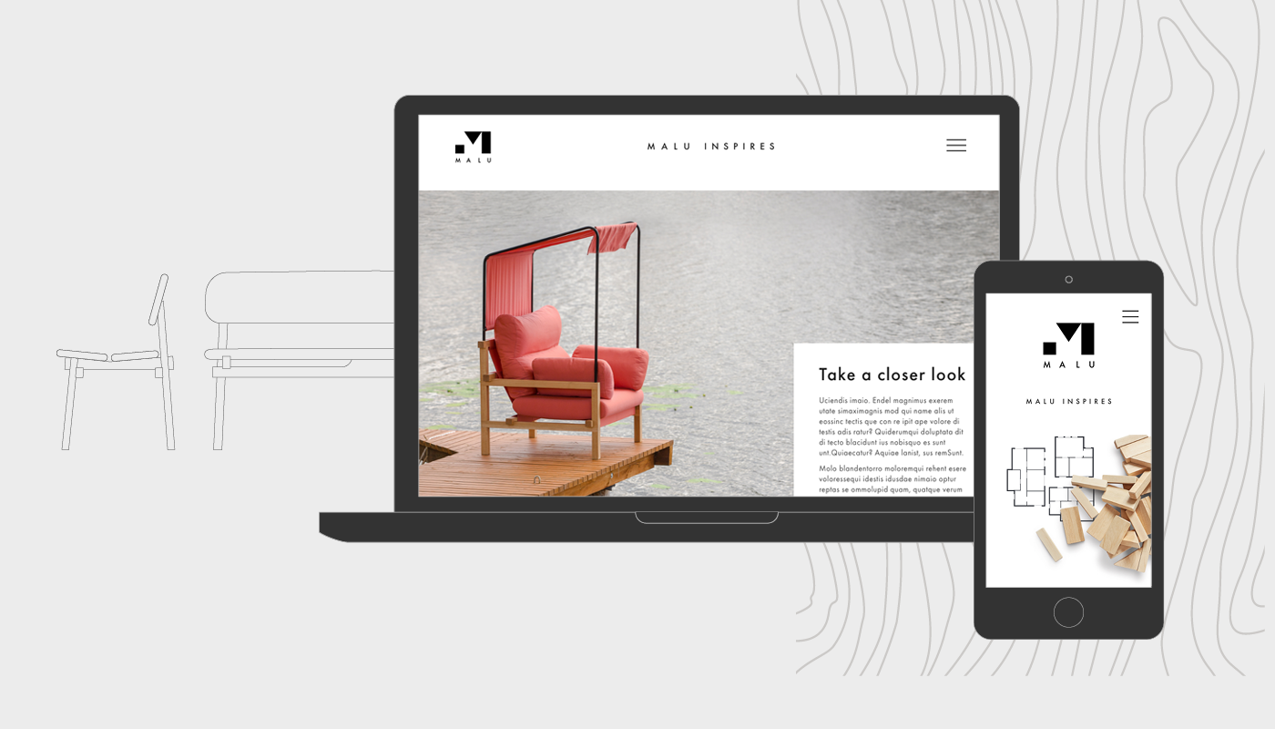 branding  furniture minmal responsive website UI ui design ux visual ID visual identification