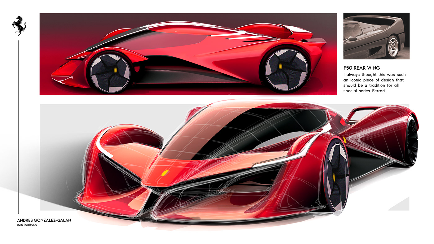 3d modeling Automotive design car CGI concept design FERRARI lamborghini