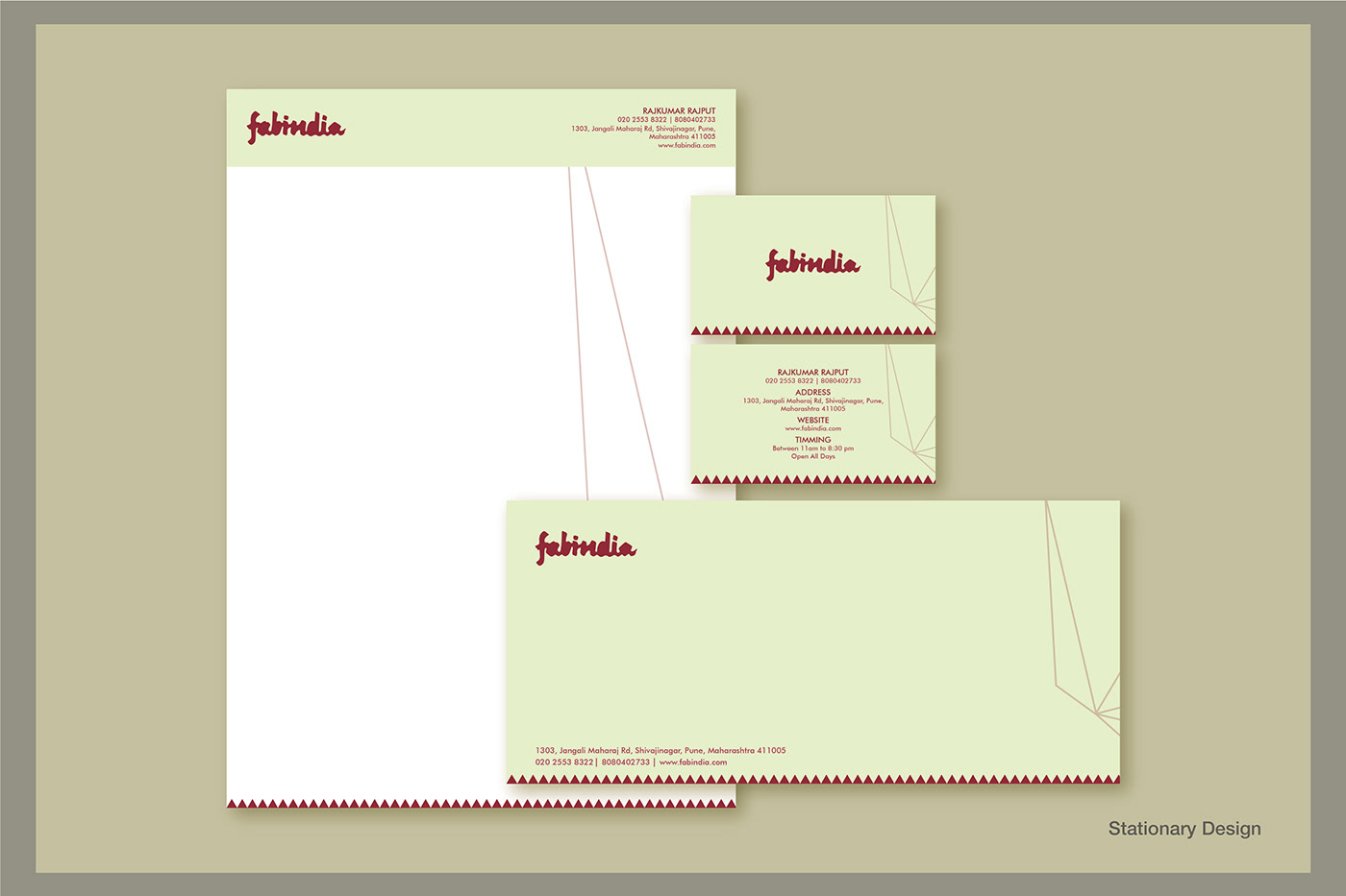 Advertising  concept card FABINDIA ILLUSTRATION  indian culture line art Shopping vector