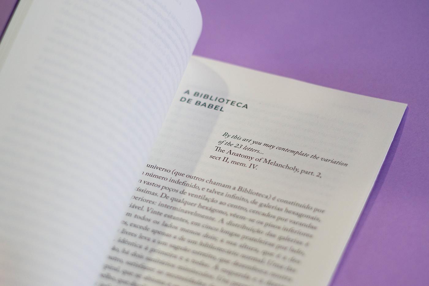 editorial editorial design  fbaup Jorge Luis Borges Layout serigrafia silkscreen três ficções