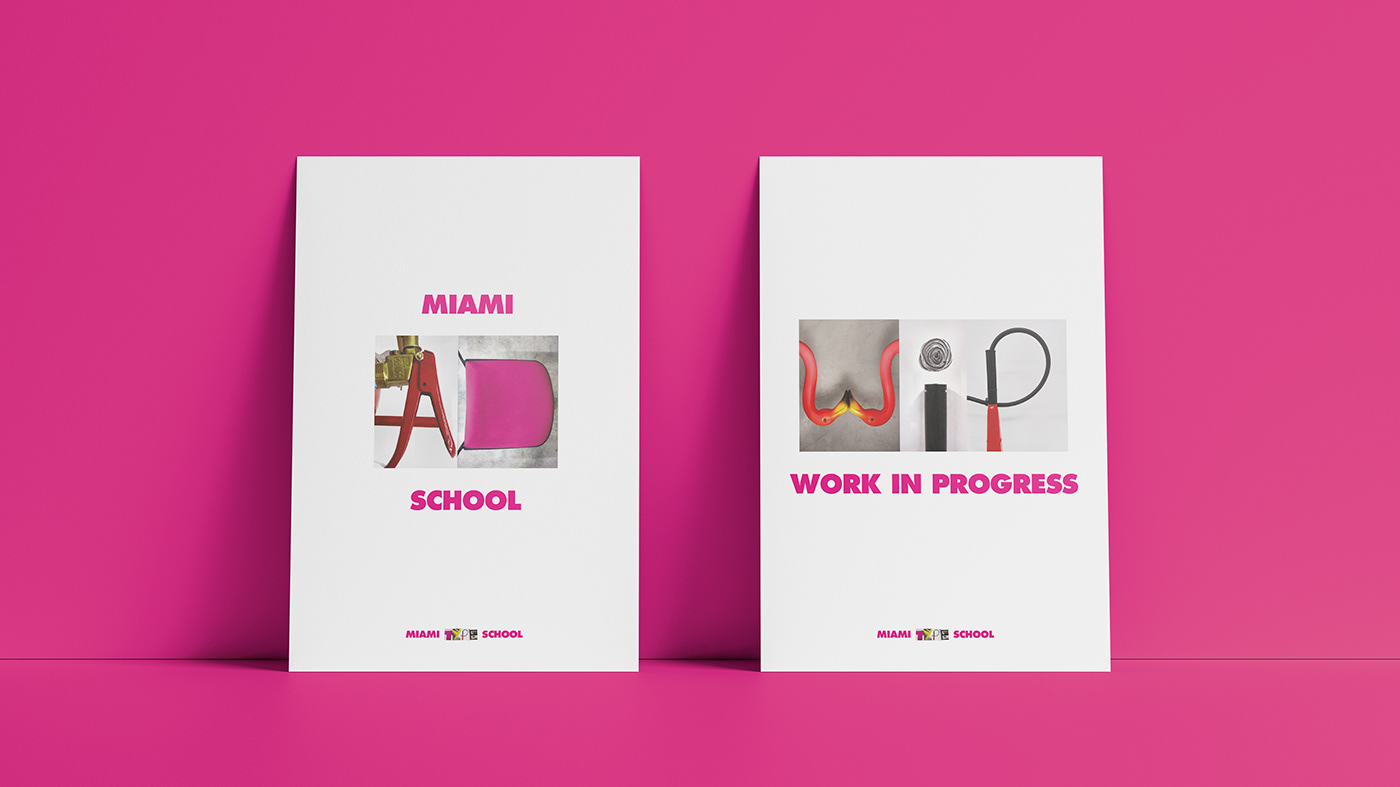 Miami ad school type Student work typography   photo typography poster Futura