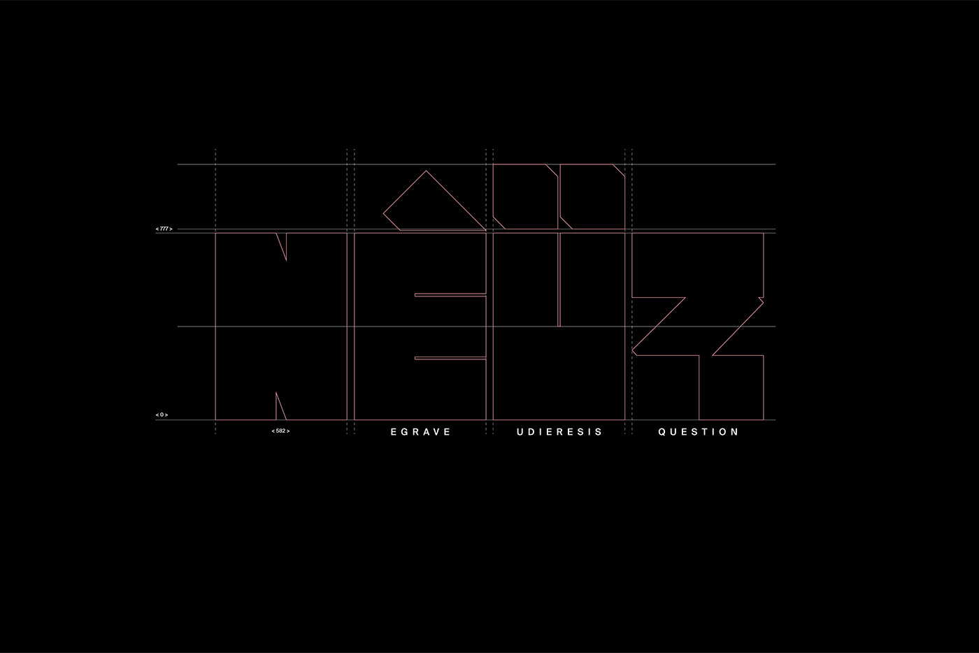font type Typeface bauhaus typography   graphic design  poster editorial Type System black