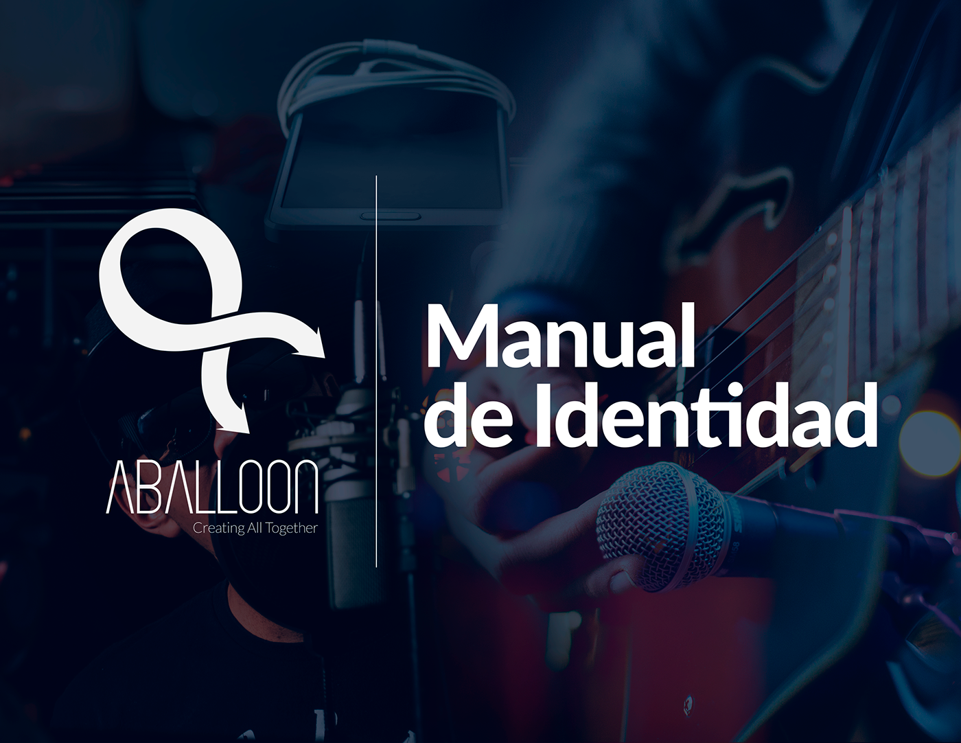 Identidad Corporativa Manual de Identidad aballoon disquera music musica marca Manual de Marca diseño gráfico