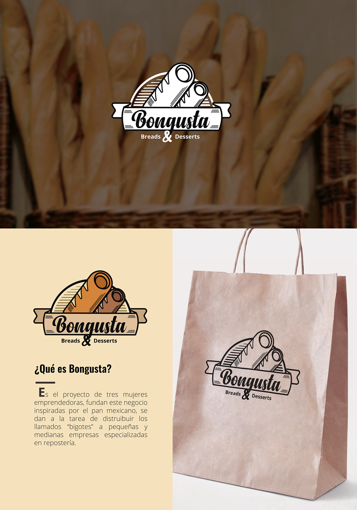 design logo cuisine bread bakery Grocery Food  store panaderia Pan