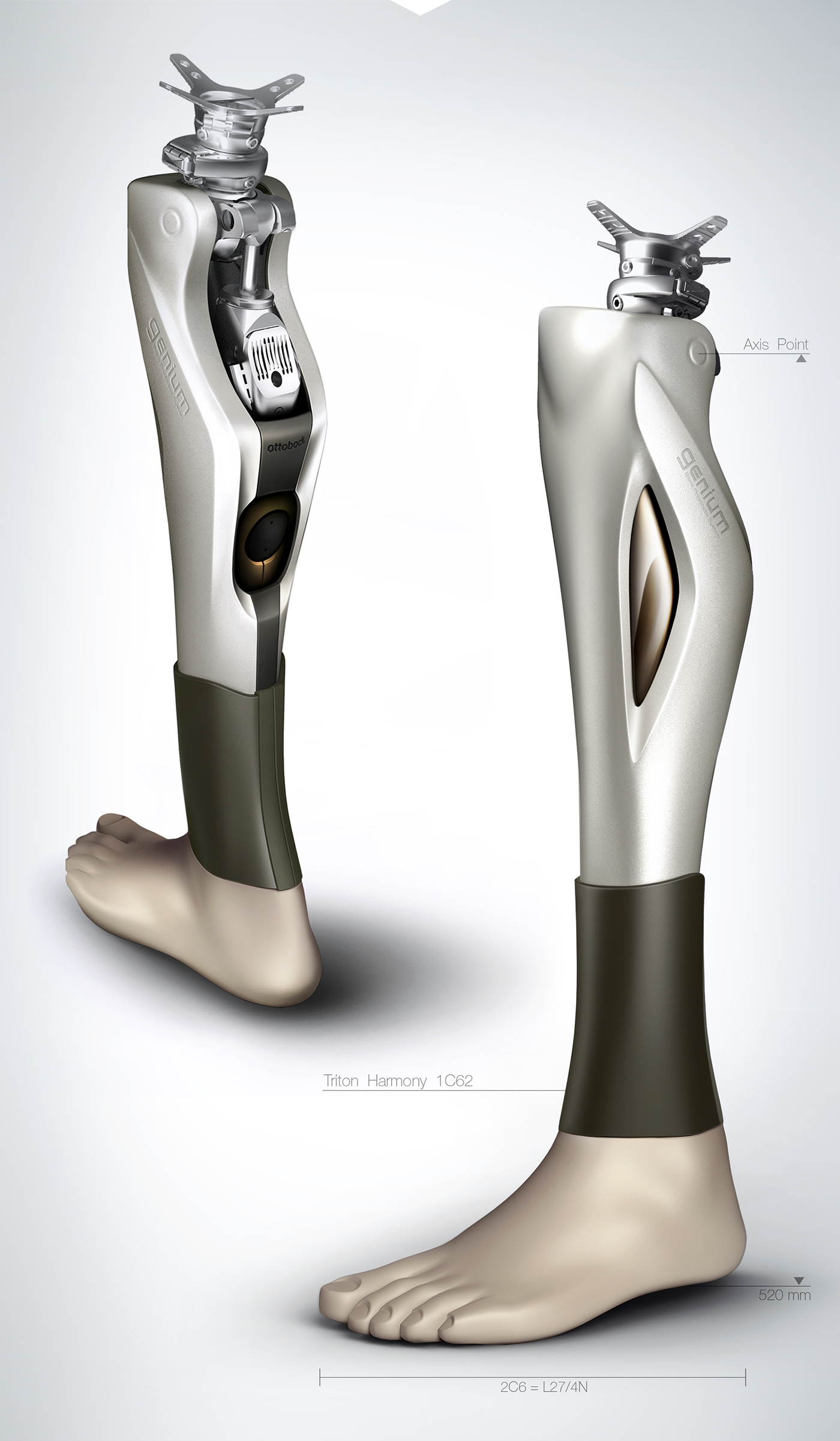 prosthetics cover protective leg Artificial Limb Mechanic advanced