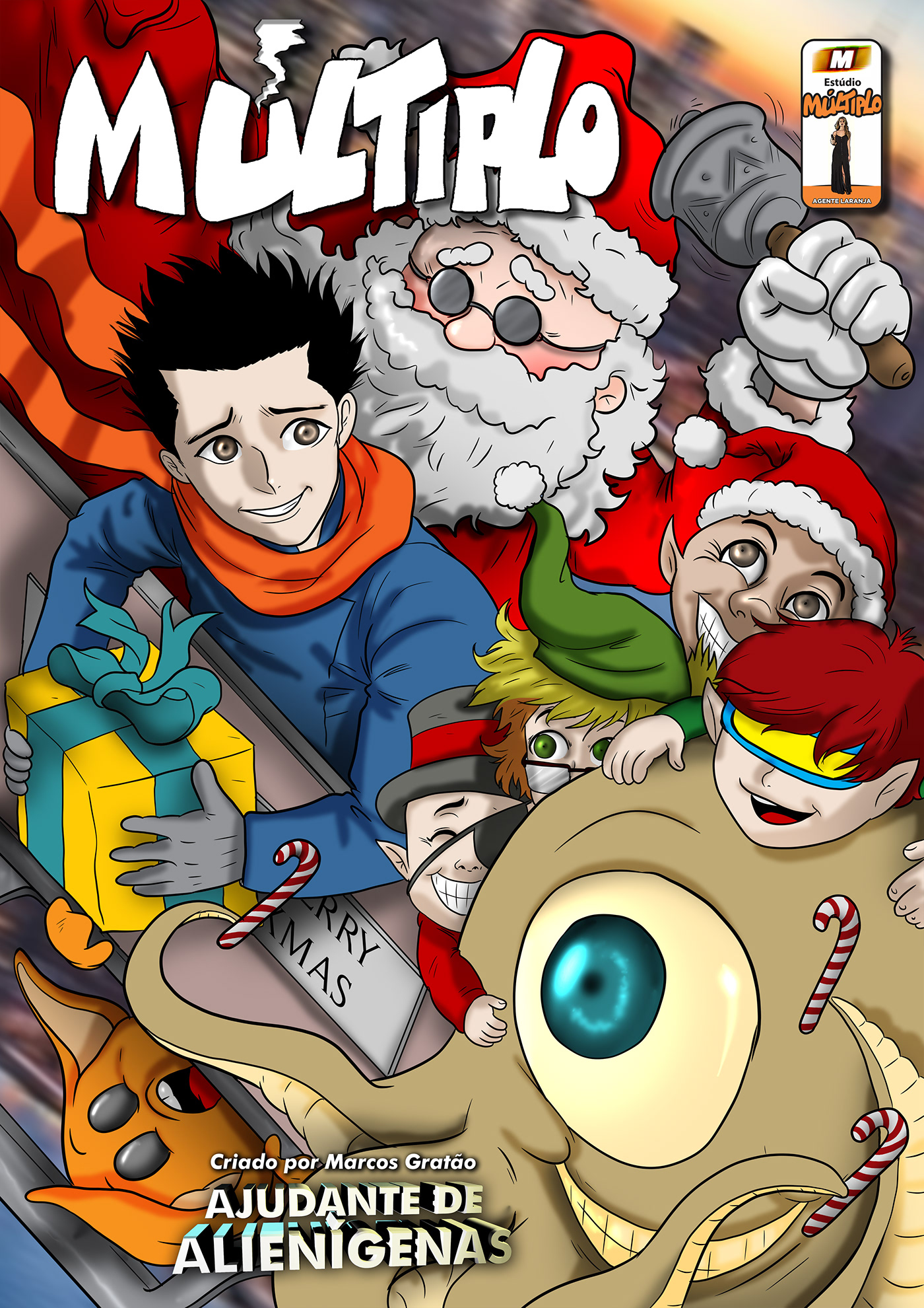 cover anime comic cartoon manga Christmas natal Papai Noel