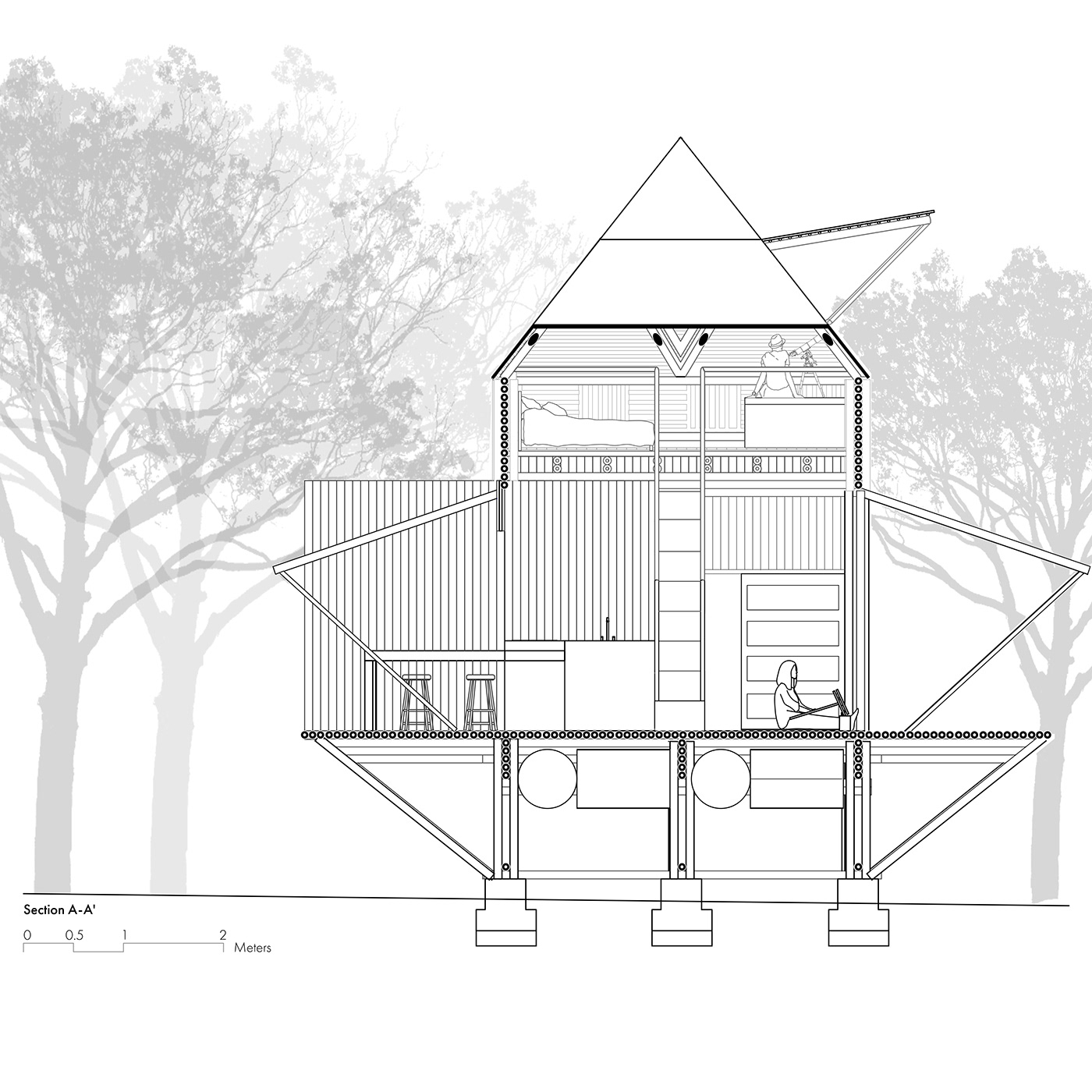 2022 design architecture Competition polimi politecnico di milano tiny house volume zero  Volumezerocompetition