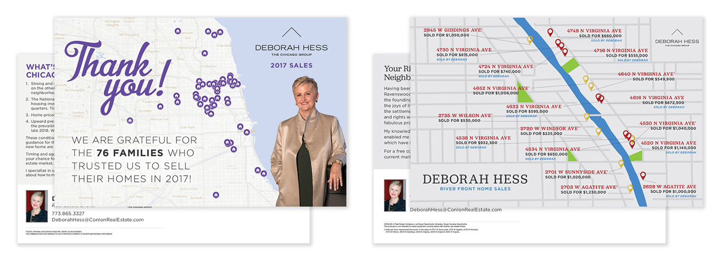 brochure Direct mail Email email marketing marketing   postcard real estate