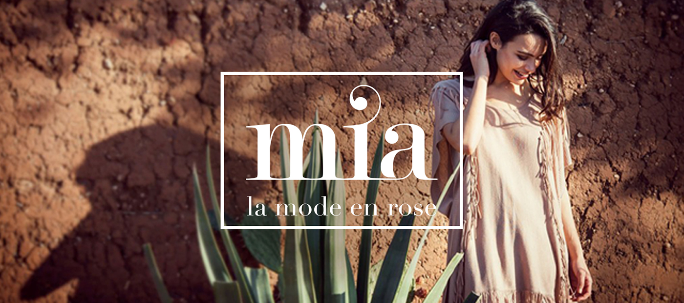 identity Mode boutique branding  Mia graphic design  Creativity design