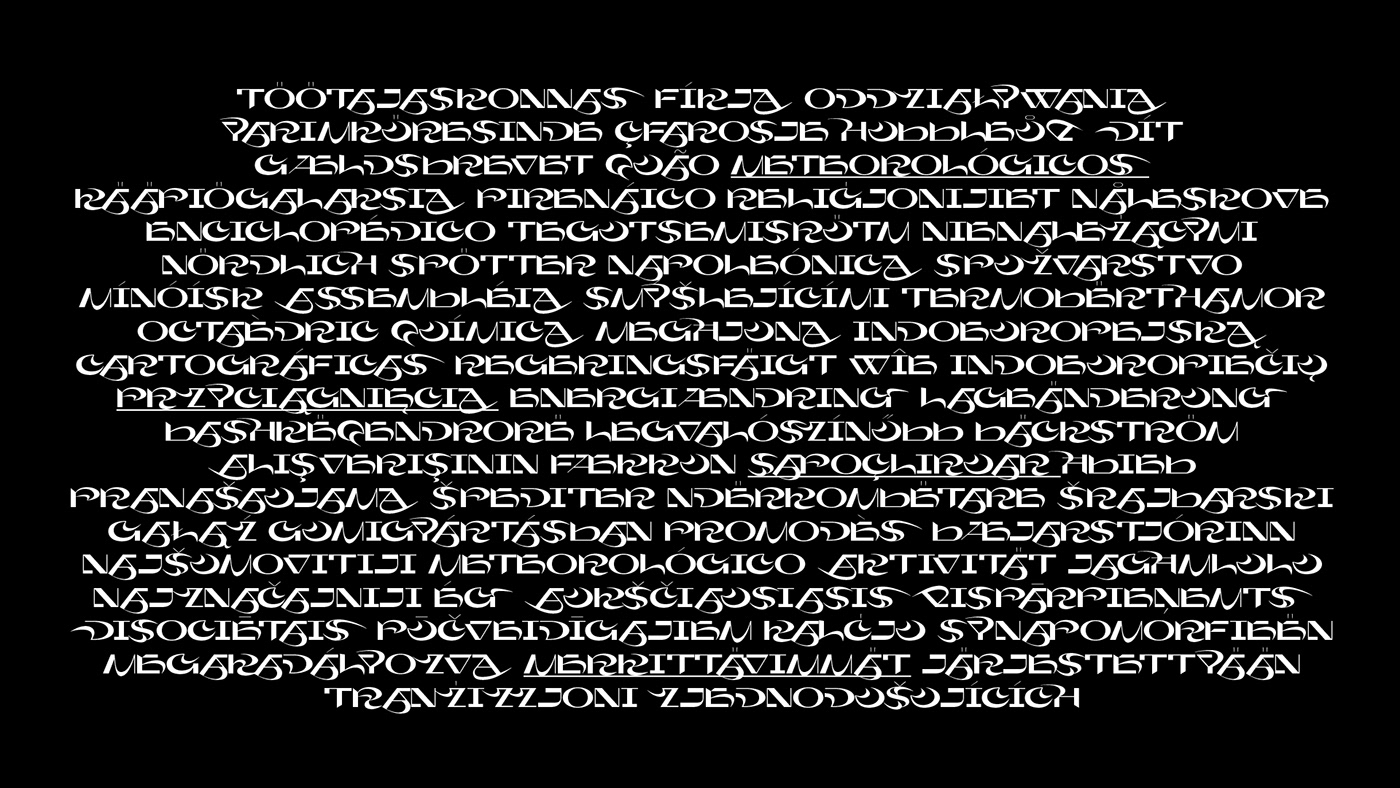 Typeface typography   weird Display typedesign graphic design 