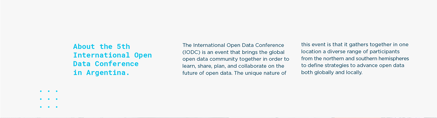 IODC Open Data Data future conference ID identity Event visual design graphic