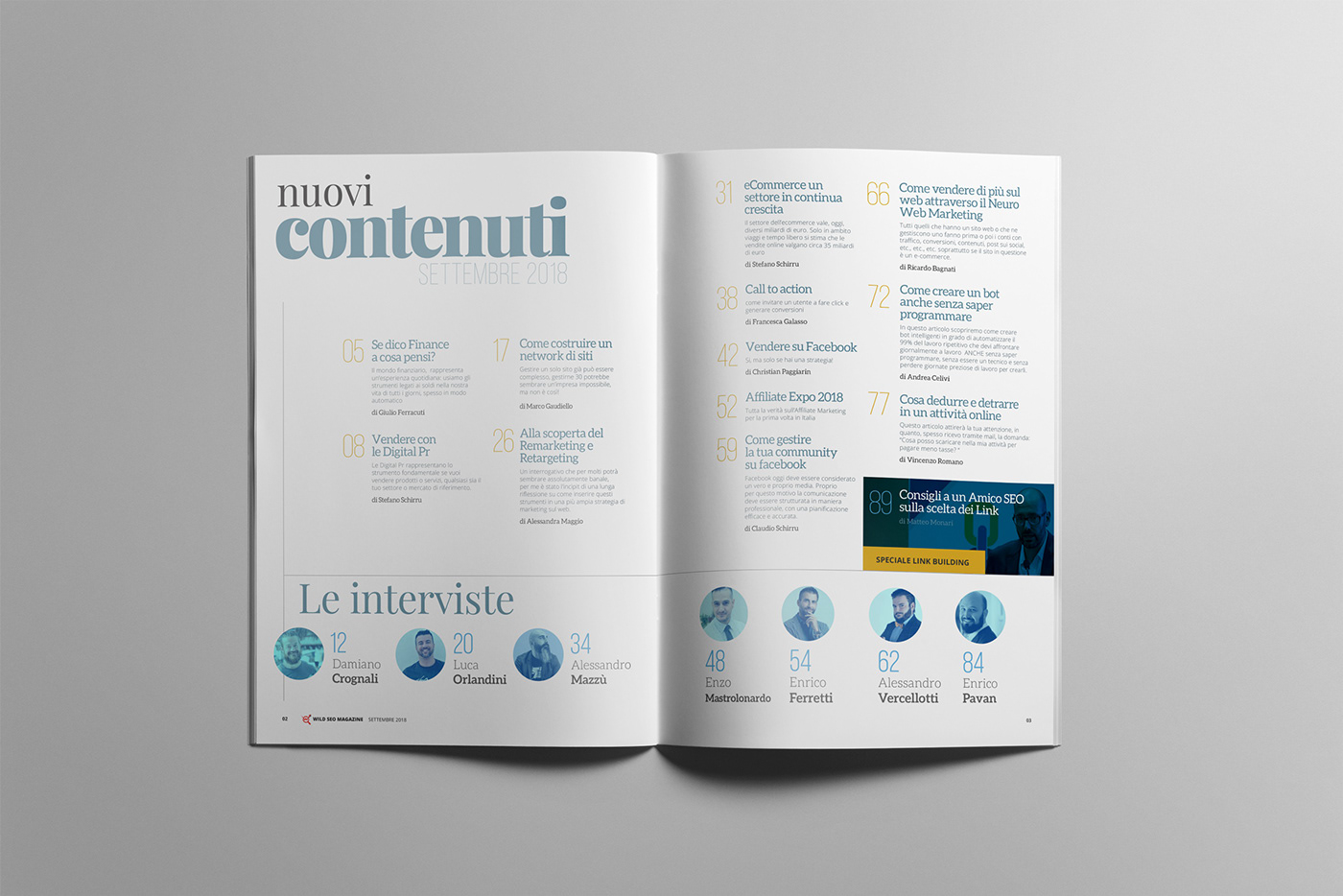 design Magazine design Seo Magazine Italian Magazine design magazine