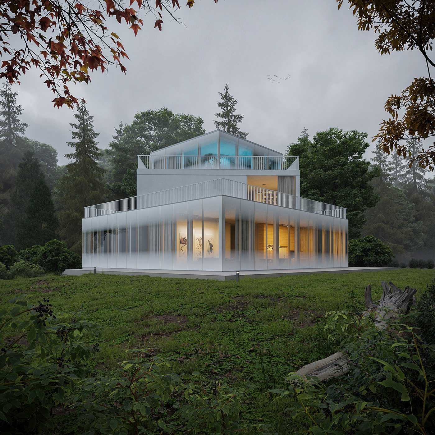 house architecture Render 3D visualization archviz 3ds max corona CGI exterior
