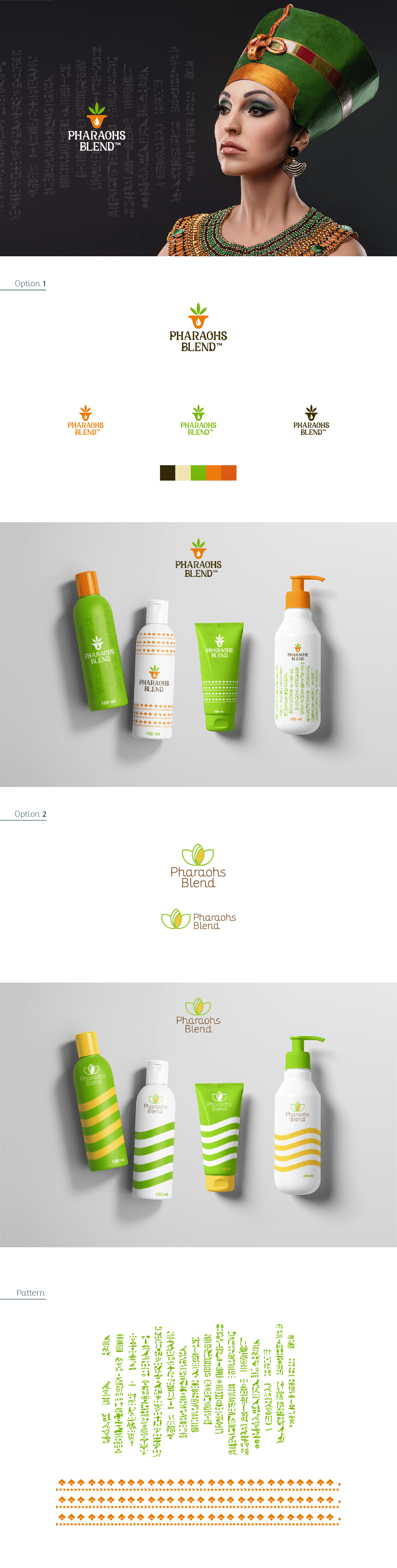 Beauty Products brand identity green logo Logo Design logos Packaging PHAROUS vector visual identity