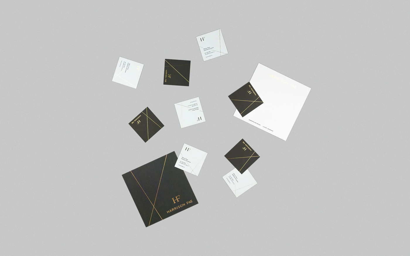 Brand Design branding  foil stamp Identity Design interior designer luxury brand luxury branding print collateral stationary visual identity
