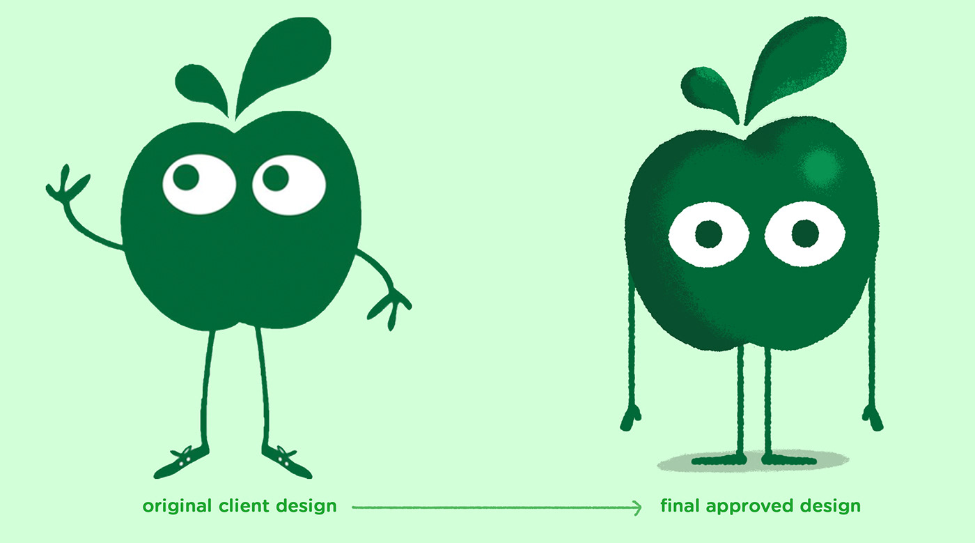 Character Character design  design Fruit ILLUSTRATION  motion graphics 