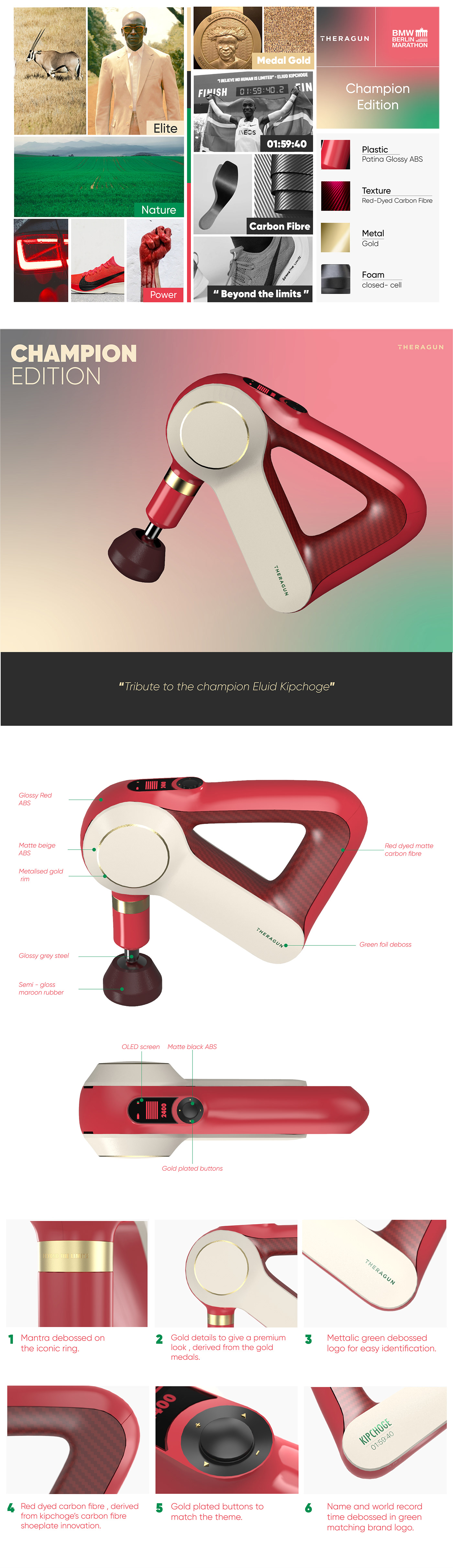 cmf CMFDesign design India keyshot mitid product design  PUNE rendering Theragun