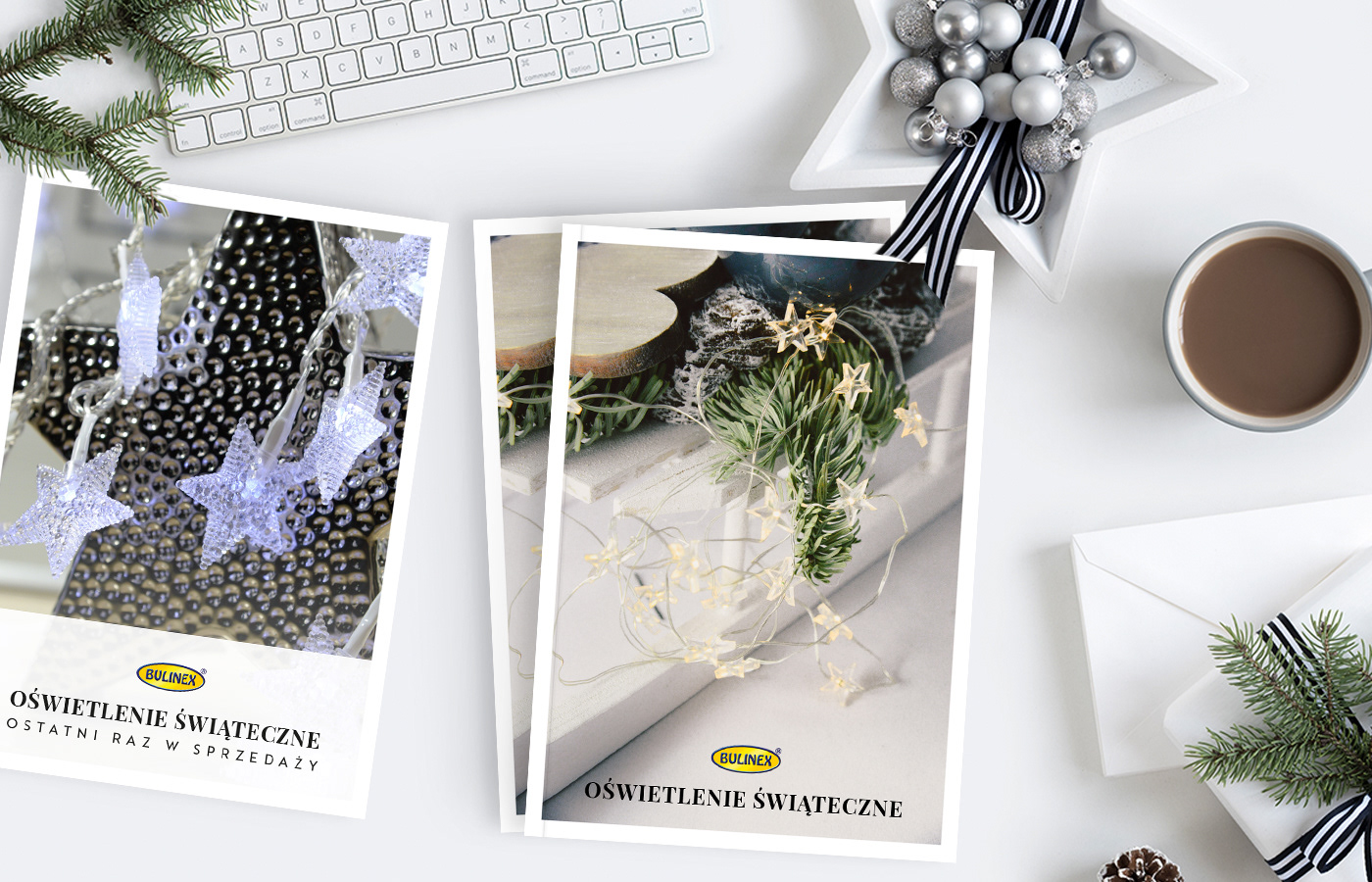 Christmas Packaging Layout Catalogue White winter Website shop bulinex catalog