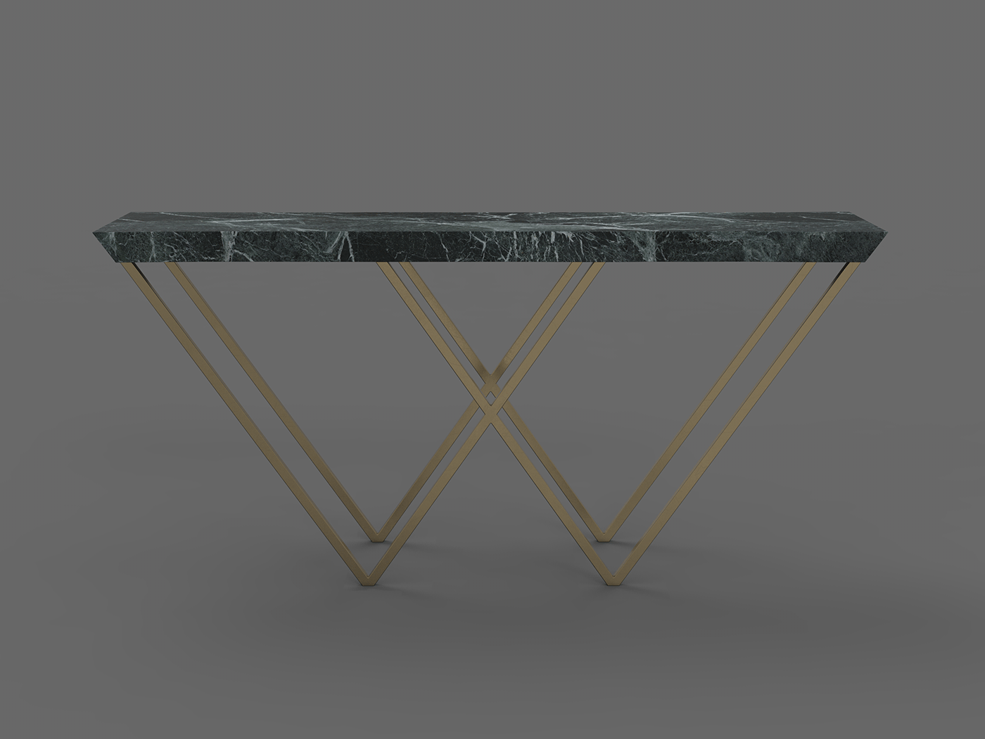 balance balanced points console table modern walnut wood iron black