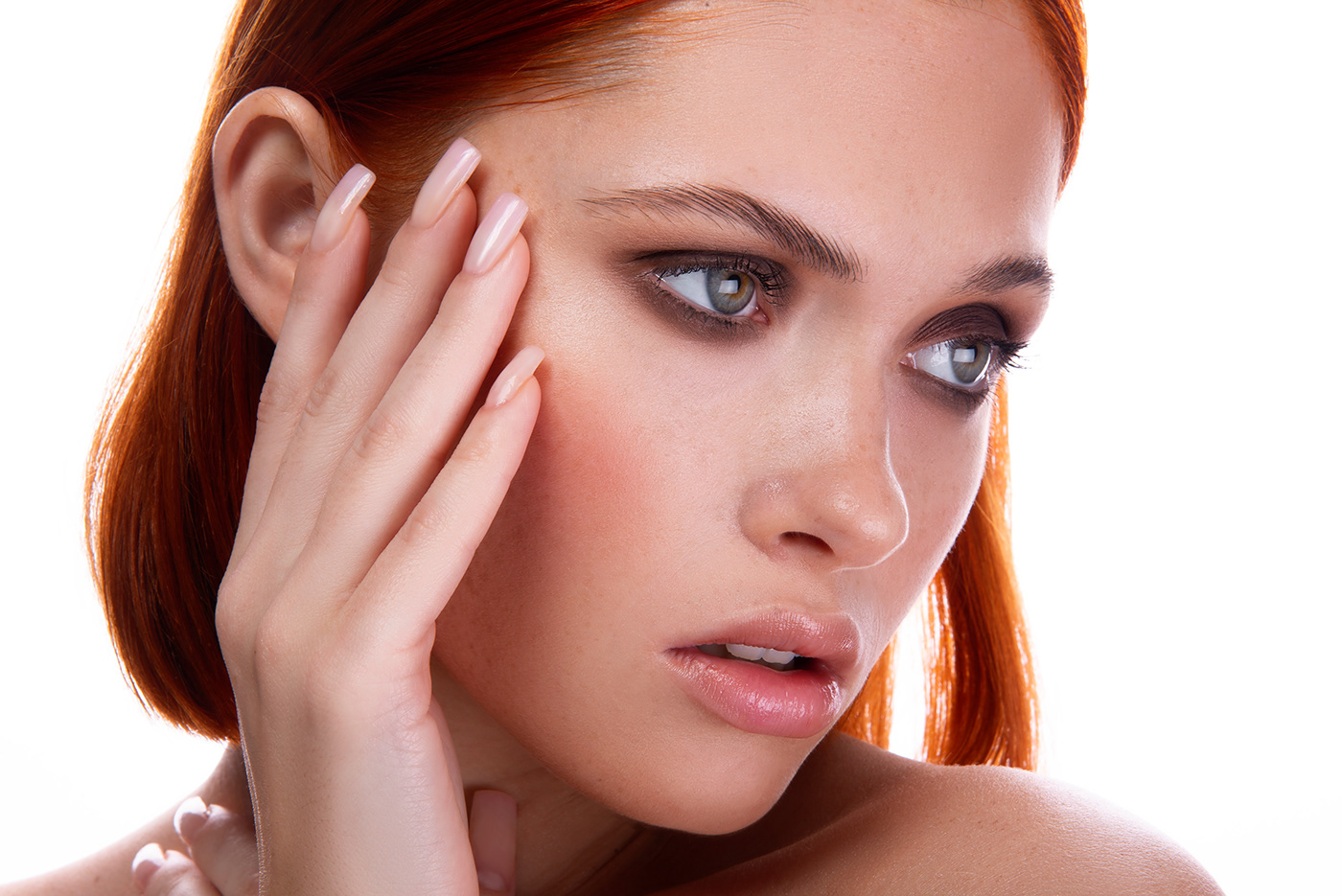 beauty photography model portrait editorial Fashion  makeup retouch beauty retouch skin