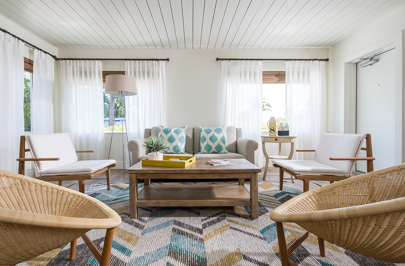 beach resort guestrooms Cottages Islamorada florida Hospitality hotel interior design 