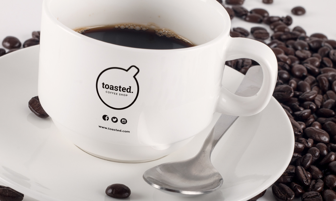 Logo Design brand identity coffee shop brochure
