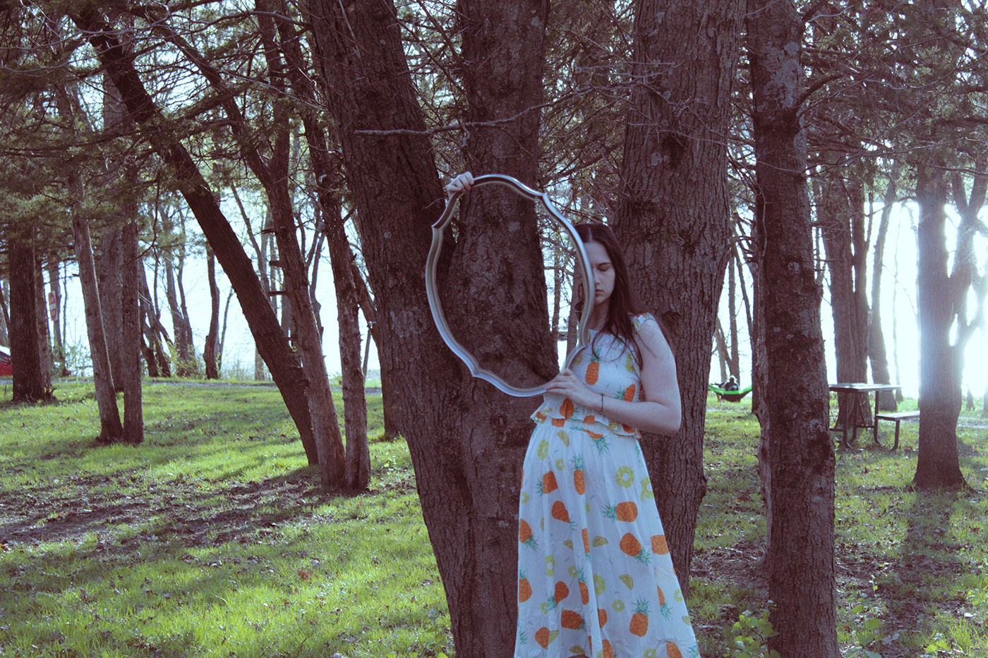 beauty mirror model Nature photographer Photography  photoshoot reflection woman