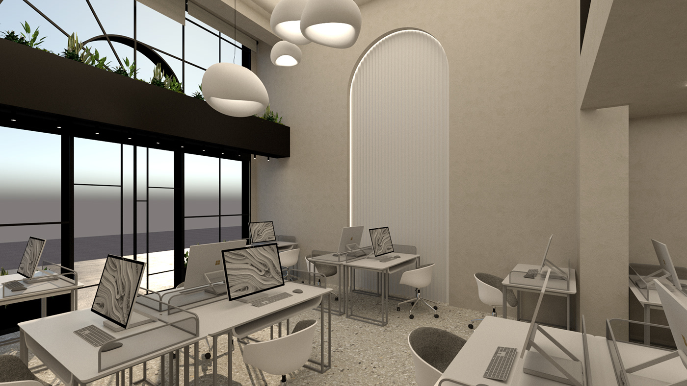 Interior architecture visualization Render 3D vray SketchUP interior design  modern