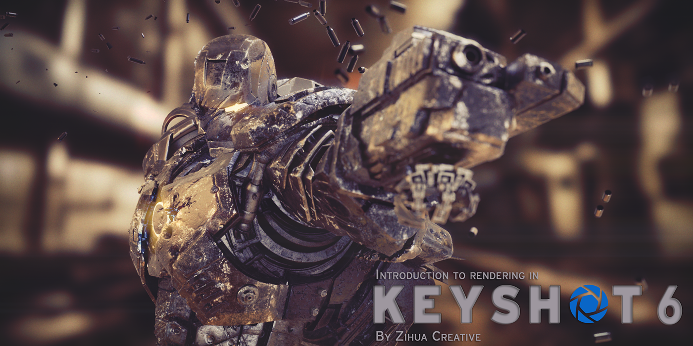 KeyShot 6 rendeirng in keyshot rendering cgi rendering Maya Zbrush keyshot