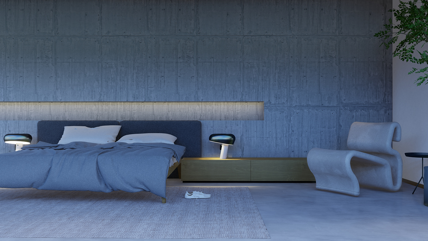 architecture bedroom design diseño indoor interiordesign luxury minimal Render visualization