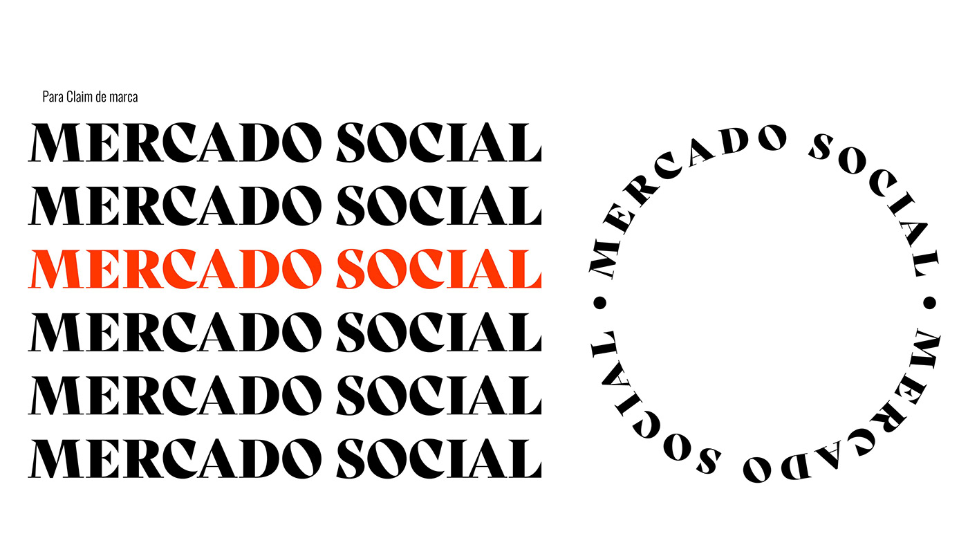 edge Filo food design gourmet Logotype market Mercado mercado social social visual identity