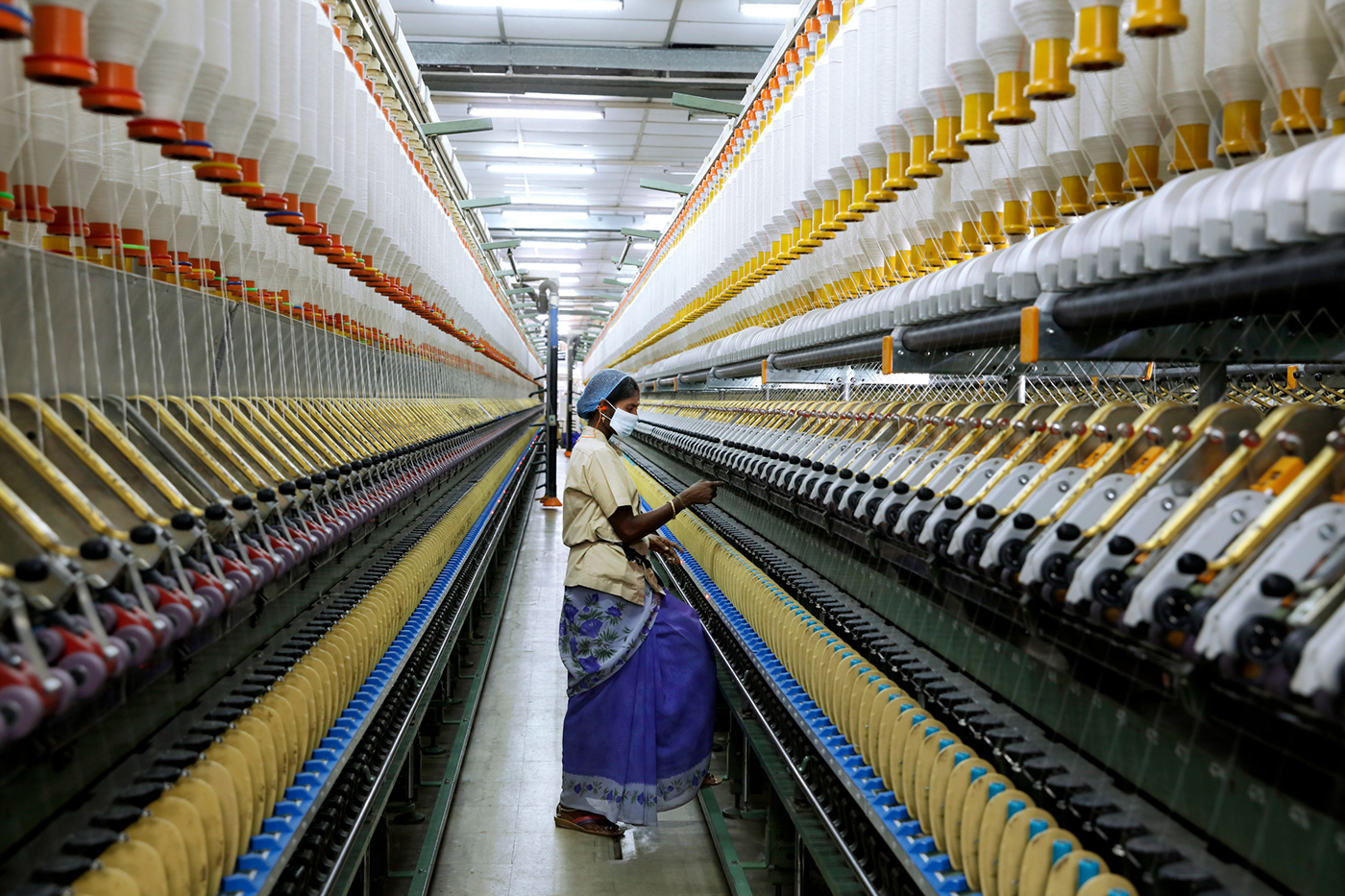 Advertising  brochure cotton mills product Spinning yarn